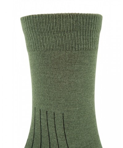 Mens Merino Mid-Calf Socks Green $11.19 Accessories