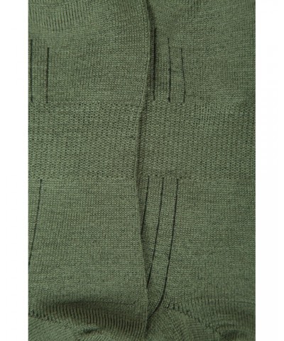 Mens Merino Mid-Calf Socks Green $11.19 Accessories