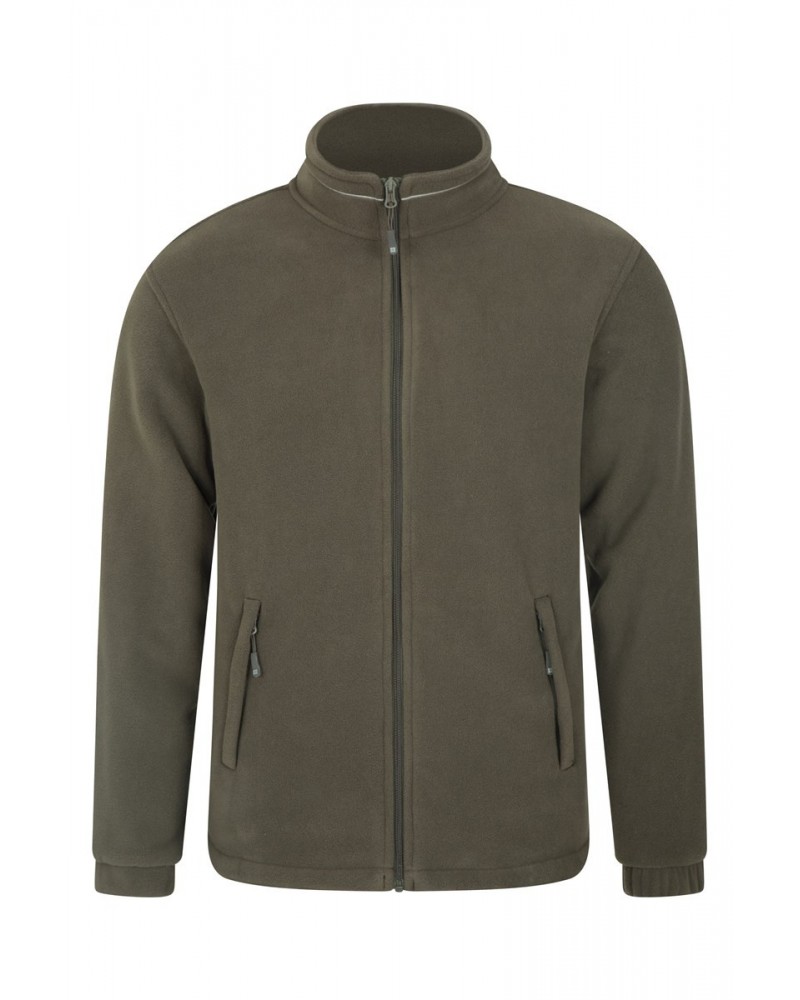 Bernard Mens Windproof Fleece Khaki $30.24 Fleece