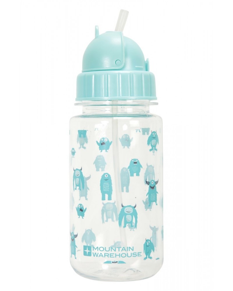 BPA Free Printed Flip Lid Kids Bottle - 12 oz Blue $10.61 Accessories