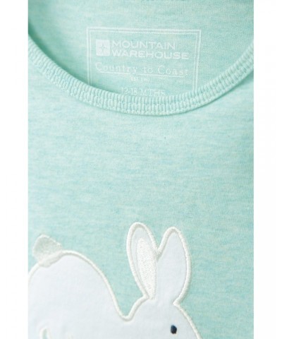 Baby Long Sleeve Applique T-Shirt Green $8.66 Babywear