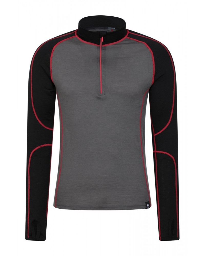 Asgard III Mens Merino Thermal Top Black $18.00 Thermals