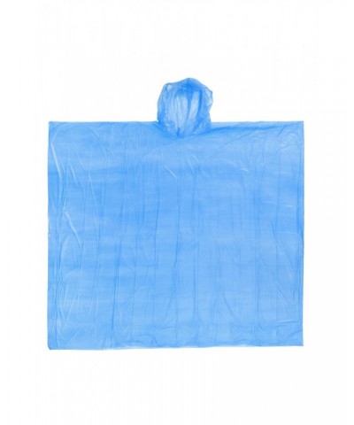 Disposable Unisex Poncho Blue $7.40 Jackets