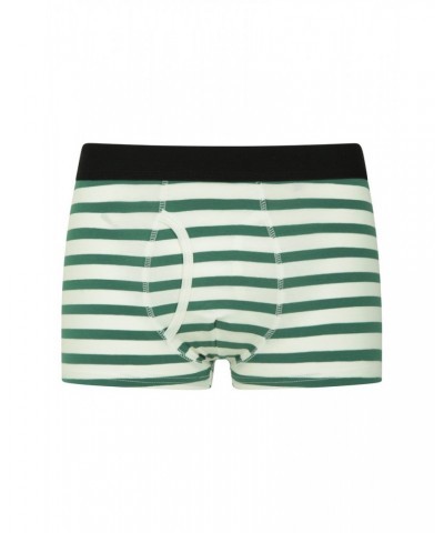 Mens Striped Boxers - Multipack Green $17.39 Loungewear