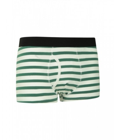 Mens Striped Boxers - Multipack Green $17.39 Loungewear