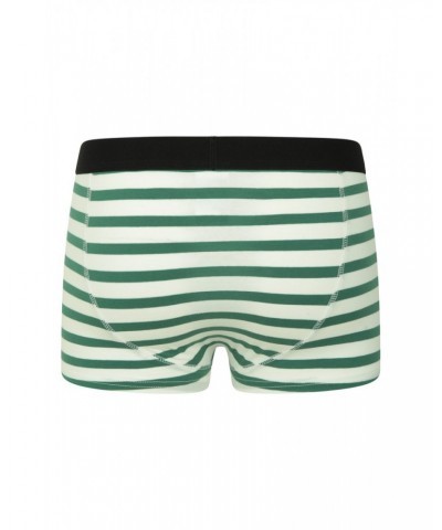 Mens Striped Boxers - Multipack Green $17.39 Loungewear