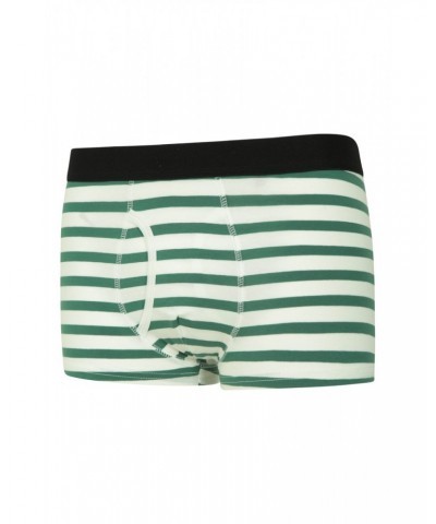 Mens Striped Boxers - Multipack Green $17.39 Loungewear