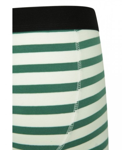 Mens Striped Boxers - Multipack Green $17.39 Loungewear