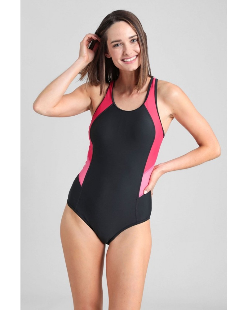 Take The Plunge Womens Swimsuit Pink $20.39 Swimwear