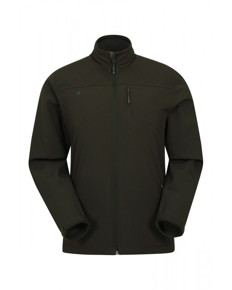 Grasmere Mens Showerproof Softshell Khaki $28.59 Jackets