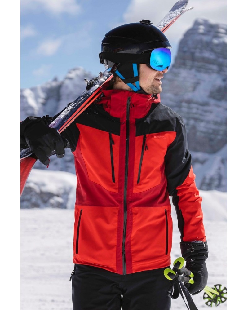 Intergalactic Mens Extreme Waterproof Ski Jacket Red $40.70 Jackets