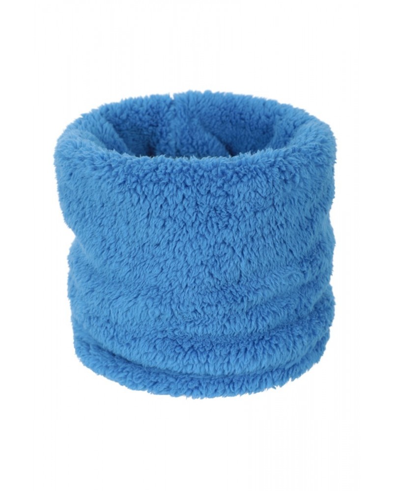 Kids Sherpa Fleece Neck Gaiter Bright Blue $10.39 Accessories