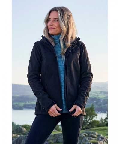 Exodus Womens Water Resistant Softshell Jacket Black $34.30 Jackets