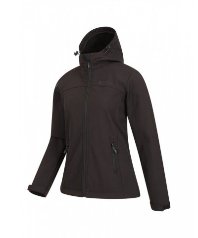 Exodus Womens Water Resistant Softshell Jacket Black $34.30 Jackets