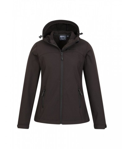 Exodus Womens Water Resistant Softshell Jacket Black $34.30 Jackets