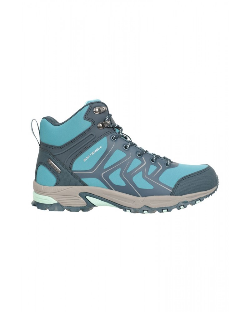 Shadow Waterproof Womens Softshell Boots Teal $25.44 Footwear