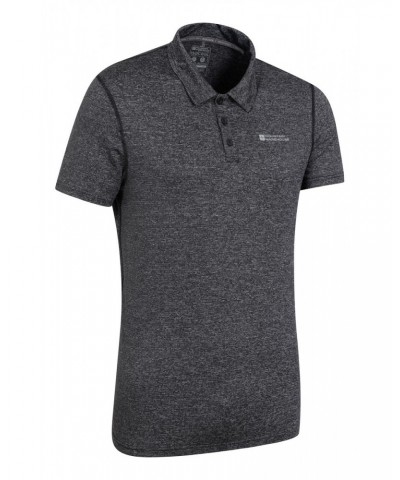 Mens Agra Stripe Polo Black $17.81 Tops