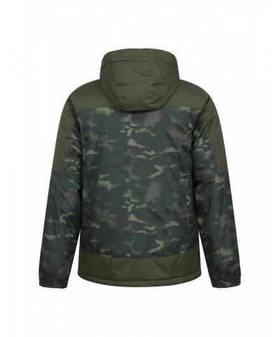 Shadow Mens Printed Ski Jacket Khaki $24.20 Jackets