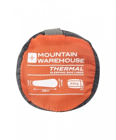 Thermal Mummy Sleeping Bag Liner Black $14.35 Sleeping Bags