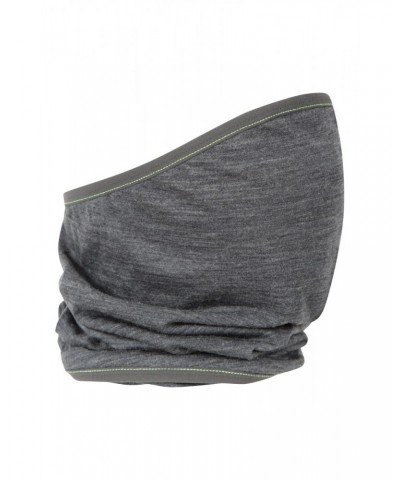 Lightweight Mens Merino Neck Gaiter Grey $13.99 Accessories