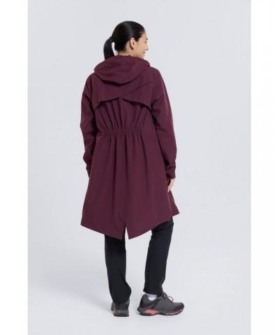 Hilltop Maternity Lightweight Waterproof Jacket Burgundy $33.59 Jackets