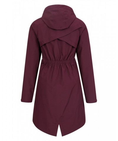 Hilltop Maternity Lightweight Waterproof Jacket Burgundy $33.59 Jackets