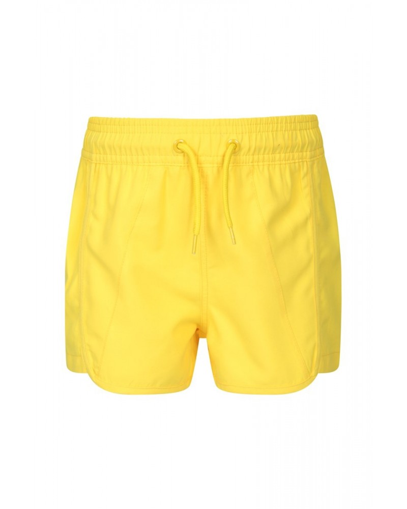 Panama Kids Swim Shorts Yellow $12.64 Pants