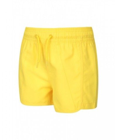 Panama Kids Swim Shorts Yellow $12.64 Pants