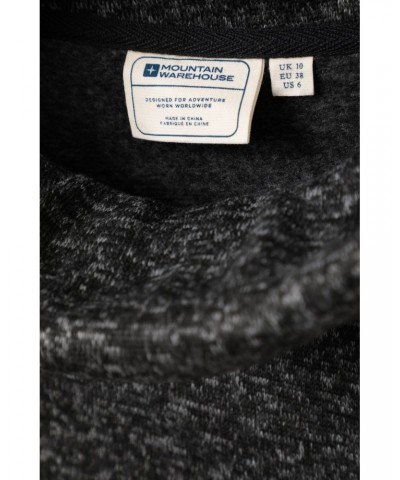 Idris II Womens Cowl Neck Fleece Charcoal $19.79 Fleece