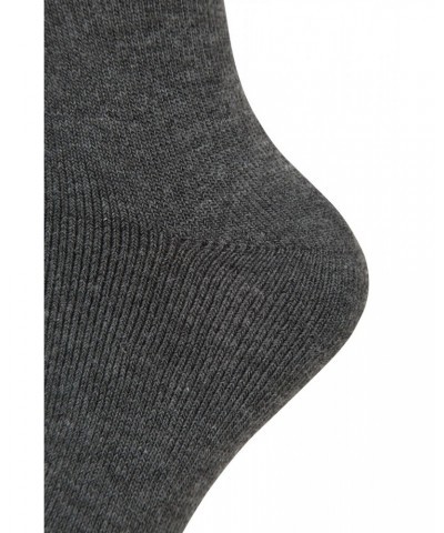 Outdoor Womens Mid-Calf Hiking Socks 3-Pack Grey $10.19 Accessories