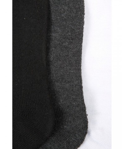 Outdoor Womens Mid-Calf Hiking Socks 3-Pack Grey $10.19 Accessories