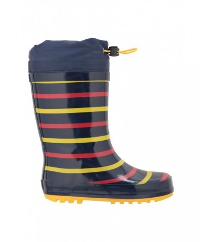 Kids Sunny Rubber Rain Boots Mustard $13.99 Footwear