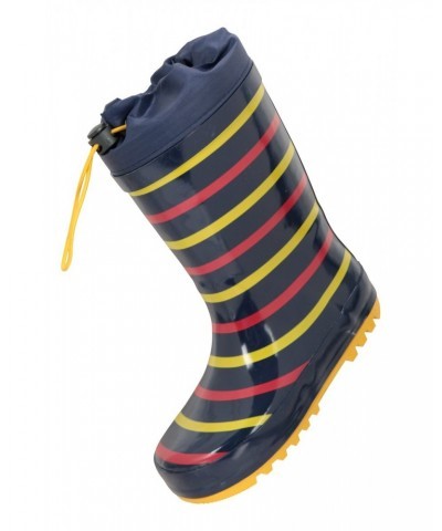 Kids Sunny Rubber Rain Boots Mustard $13.99 Footwear