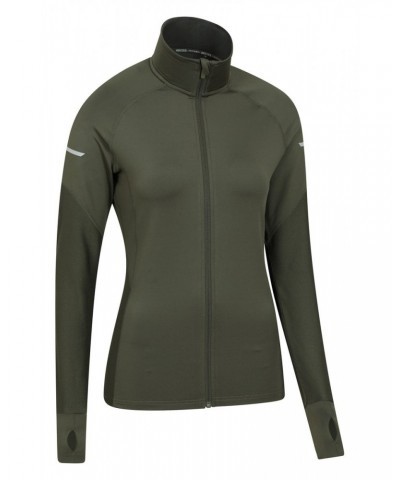 Kilo Womens Full Zip Midlayer Khaki $13.86 Active