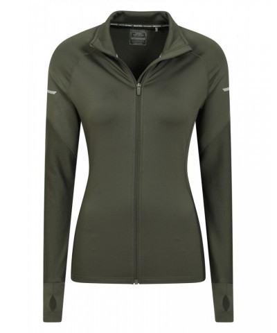 Kilo Womens Full Zip Midlayer Khaki $13.86 Active