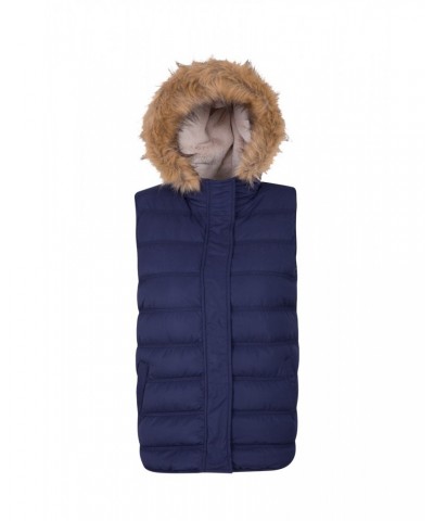 Fir Womens Insulated Vest Navy $18.40 Jackets