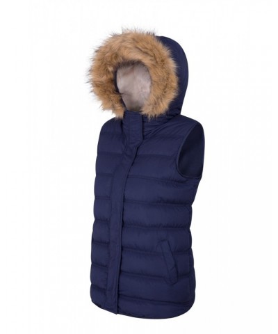 Fir Womens Insulated Vest Navy $18.40 Jackets