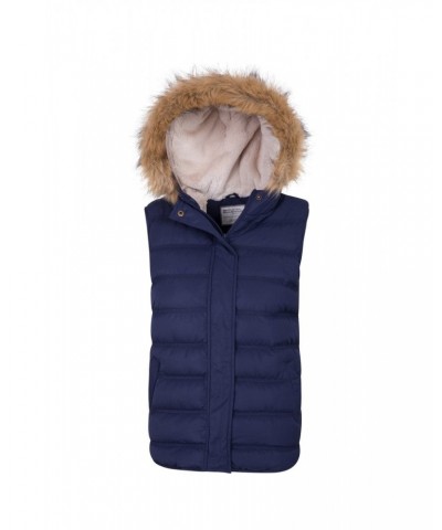 Fir Womens Insulated Vest Navy $18.40 Jackets