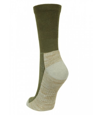 IsoCool Womens Mid-Calf Hiker Socks Khaki $9.71 Accessories