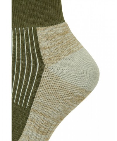 IsoCool Womens Mid-Calf Hiker Socks Khaki $9.71 Accessories