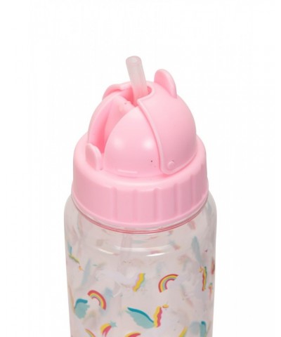 BPA Free Printed Flip Lid Kids Bottle - 12 oz Pink $10.07 Accessories