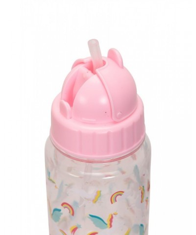 BPA Free Printed Flip Lid Kids Bottle - 12 oz Pink $10.07 Accessories