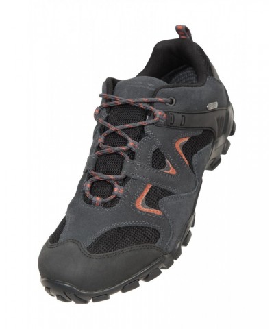 Curlew Mens Waterproof Hiking Shoes Dark Grey $26.65 Footwear