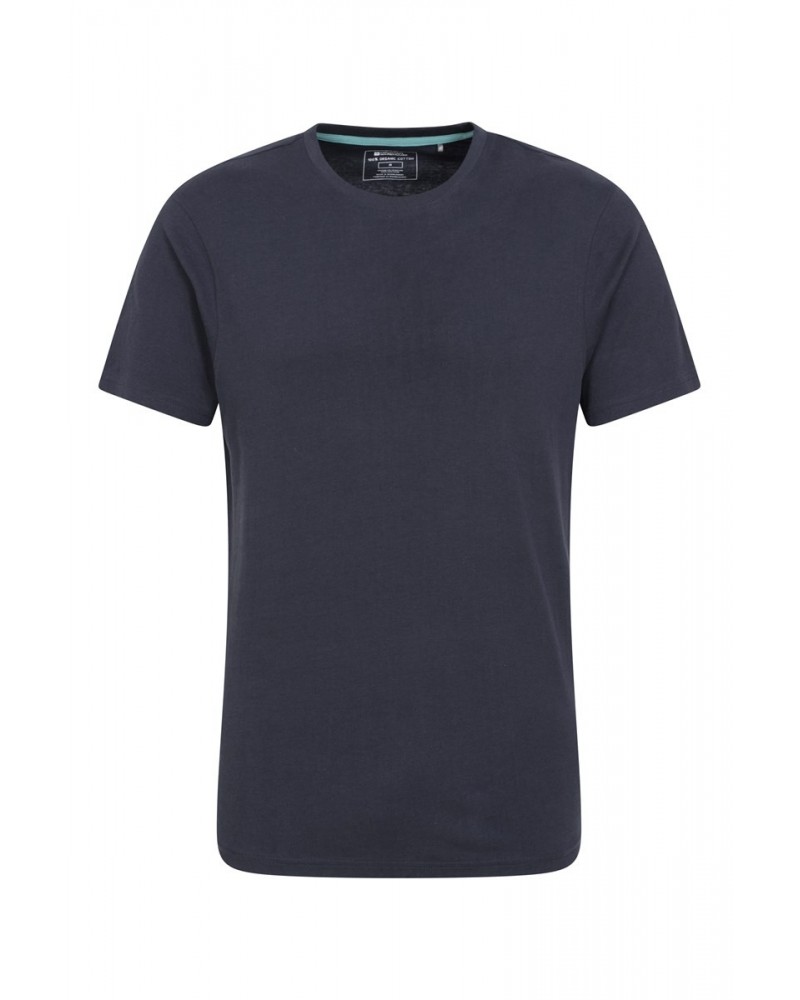 Eden II Mens Organic T-Shirt Navy $11.19 Tops