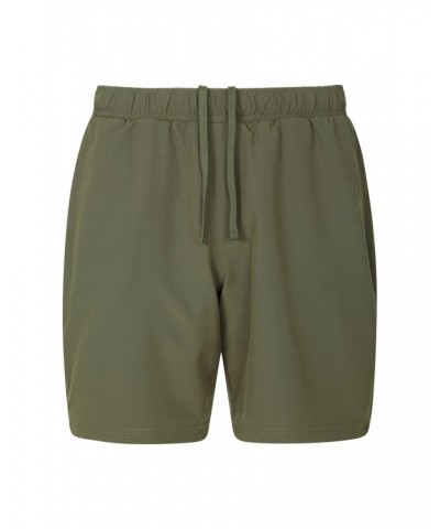 Hurdle Mens Running Shorts Khaki $12.97 Active