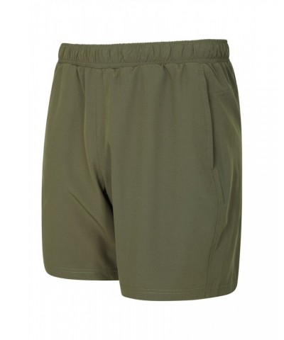 Hurdle Mens Running Shorts Khaki $12.97 Active