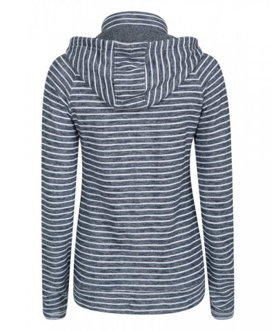 Woolamai Womens Full-Zip Hoodie Blue $27.55 Tops