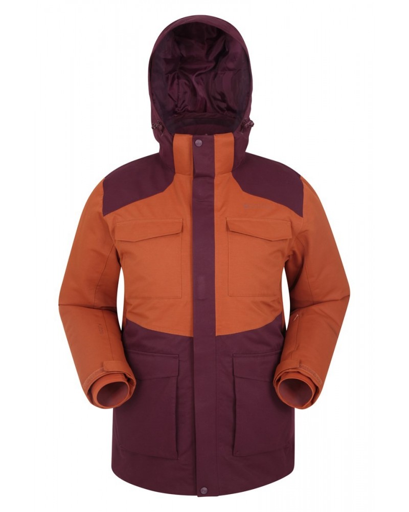 Luna II Mens Ski Jacket Burgundy $49.49 Jackets