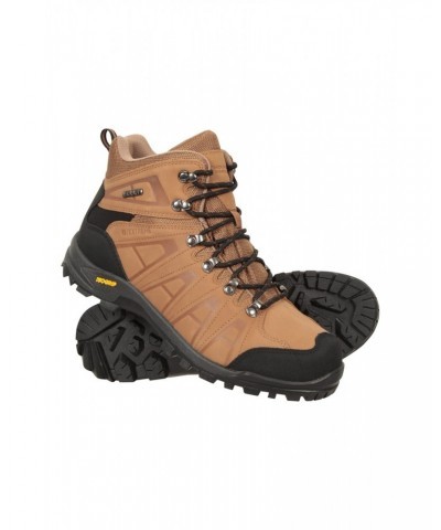 Hurricane Extreme Mens Waterproof IsoGrip Boots Brown $48.59 Footwear