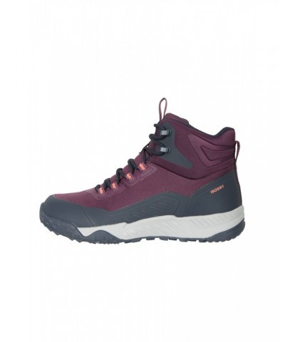 Magnify Womens Waterproof Hiking Boots Purple $34.79 Footwear